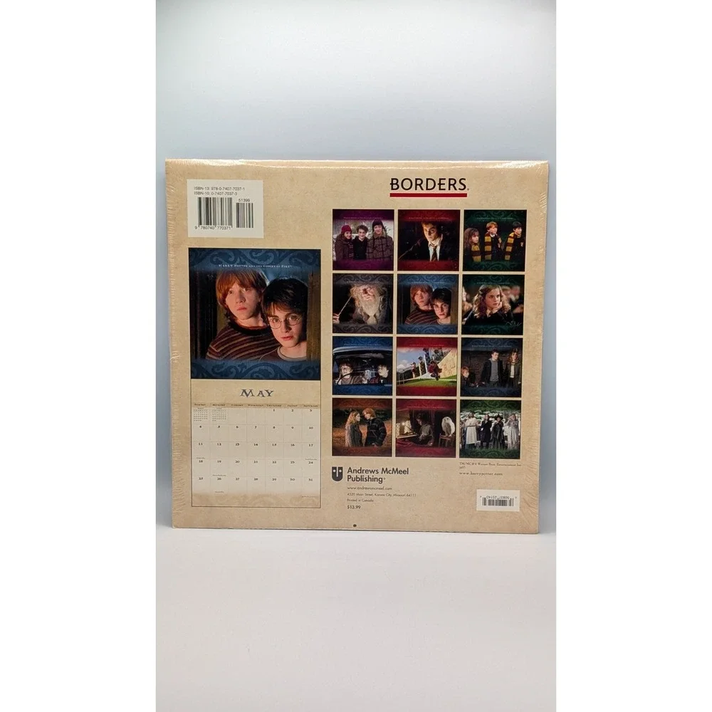 2008 Harry Potter Borders Bookstores Exclusive Wall Calendar (Sealed)